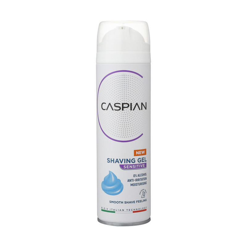 ژل اصلاح کاسپین مدل پوست های حساس ( SENSITIVE ) حجم 200 میلی لیتری