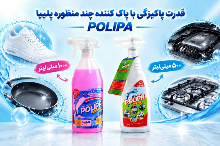 چربی زدا و پاک کننده همه منظوره پلیپا حجم ۱۰۰۰ میلی لیتر